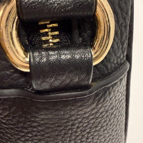 Gucci Black Leather Crossbody Bag with Tassel - Picture 10 of 12